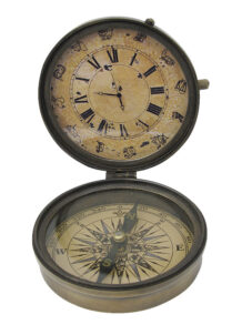 metal-compass-clock