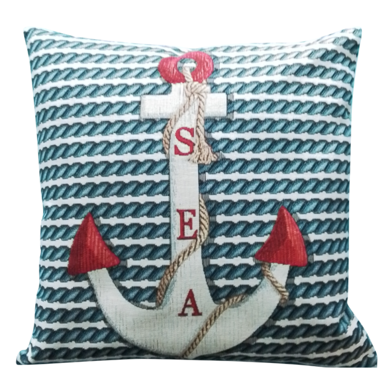 pillow with anchor