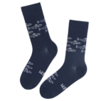HR. RÄIM dark blue cotton socks for men