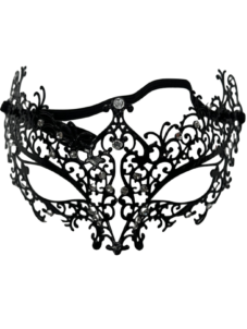 Venezia black lace mask