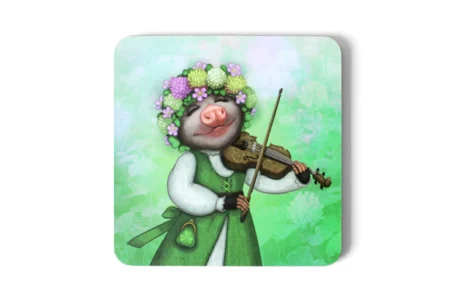 coaster-violin-with-pig