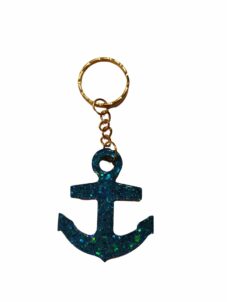 keychain-anchor-golden-blue-green