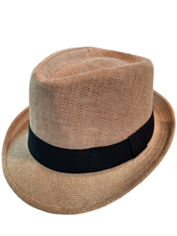 light-brown-hat-with-black-ribbon