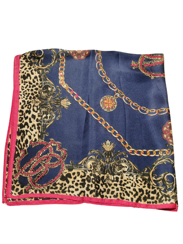 dark-blue-pink-neck-scarf