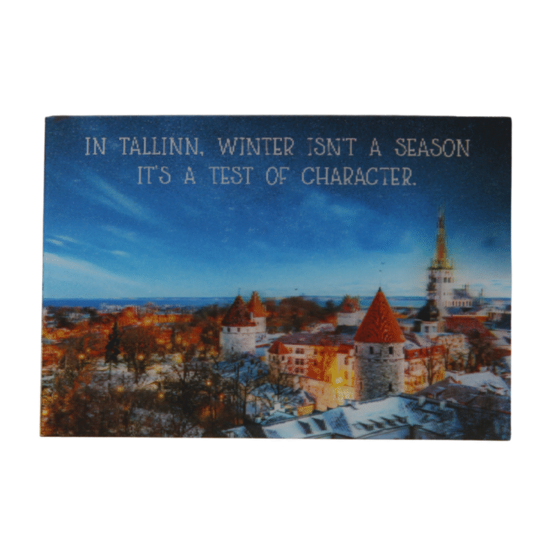 NIGHT TALLINN 3D magnet