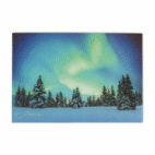 Northen lights 3d magnet
