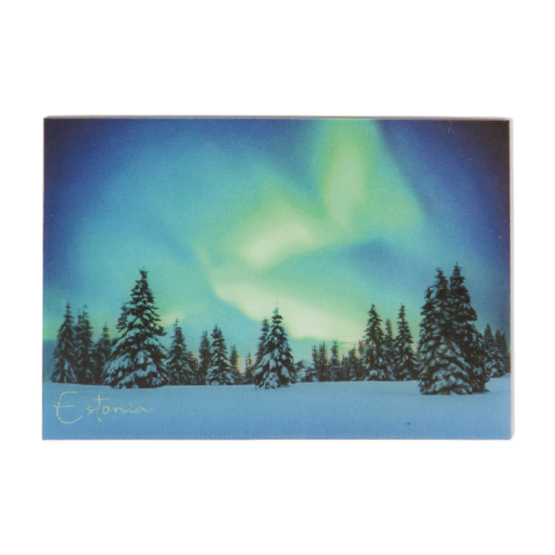 Northen lights 3d magnet