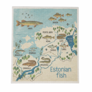 Estonian fish nõudepesulapp